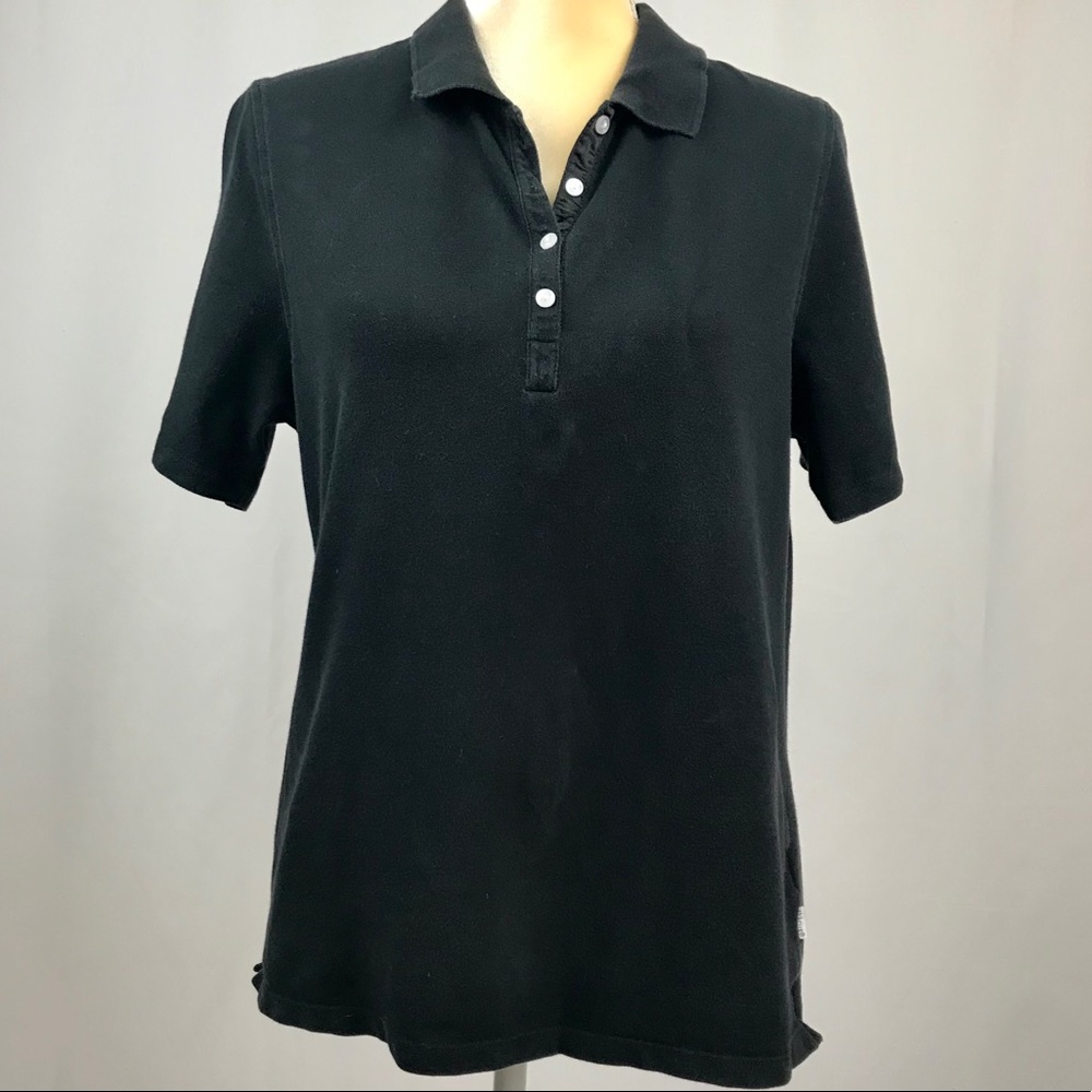 Abacus Black Golf Polo Shirt Large